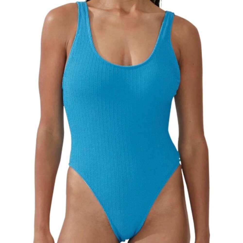 Cotton On Swimsuit Scoop Back One Piece Cheeky NWT Sz L - Picture 4 of 12
